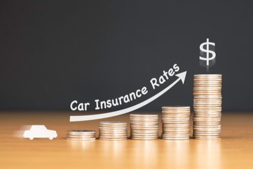 Car insurance rates can increase